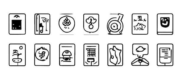 Social Media Marketing icon set