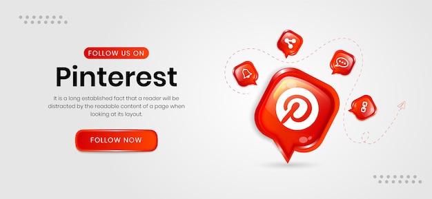 Social media Pinterest banner