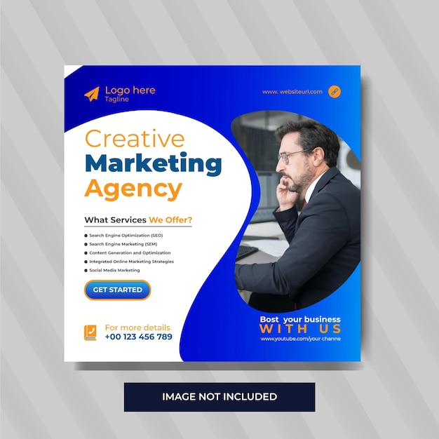 Social Media Post Design For Marketing Agency