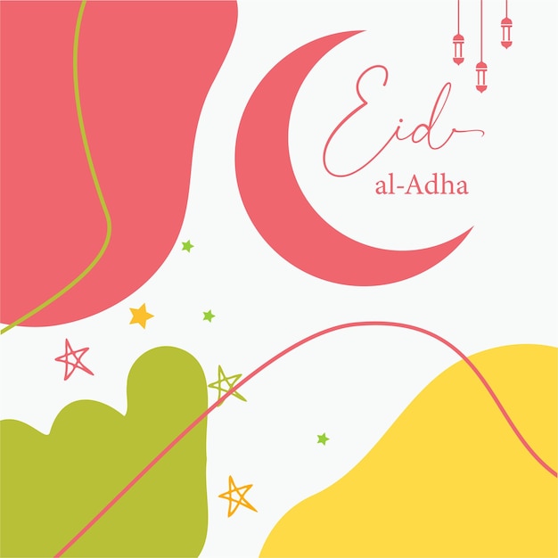 Vector social media post eid al adha 2023