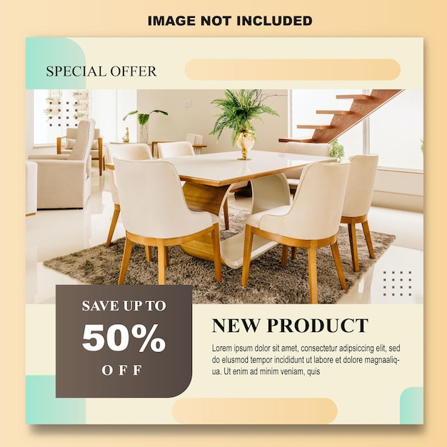 SOCIAL MEDIA POST FURNITURE TEMPLATE