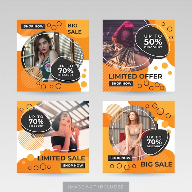 Social Media Post and Promotion Template Design Pack