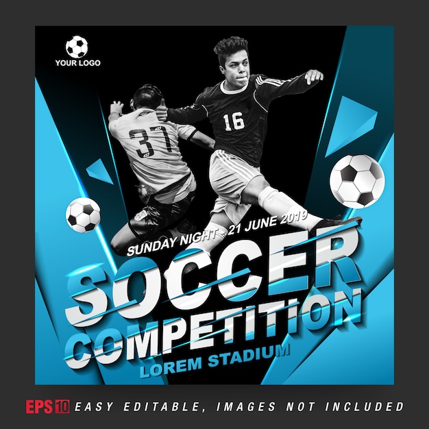 Social Media Post for Soccer Competition