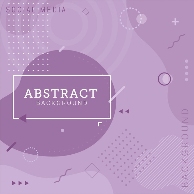 Social media post template abstract background