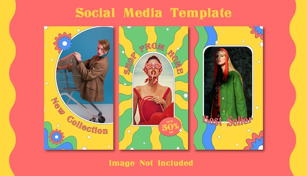 social media post template free vector design banner and flyer