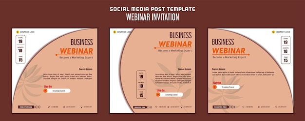 Social media post template modern design for digital marketing online or poster marketing template