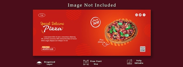 Social Media Post template Restaurant Menu Free