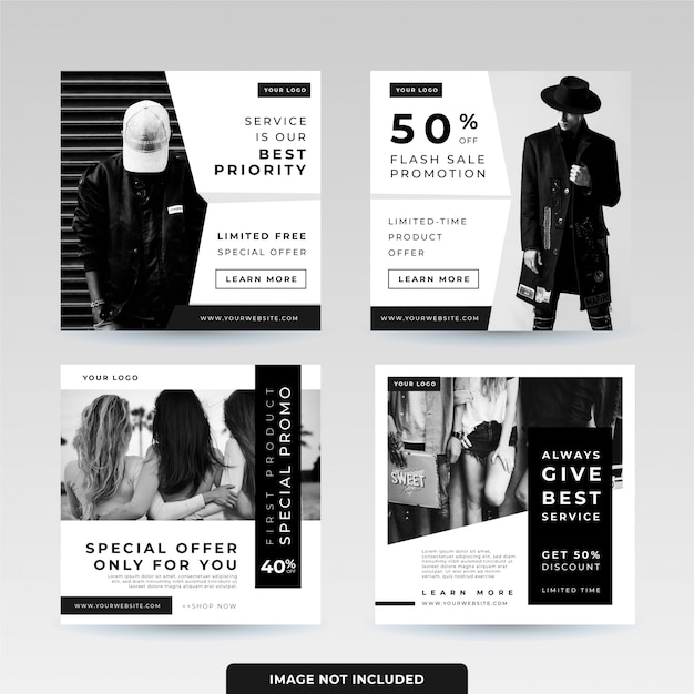 Social Media Post Templates Pack