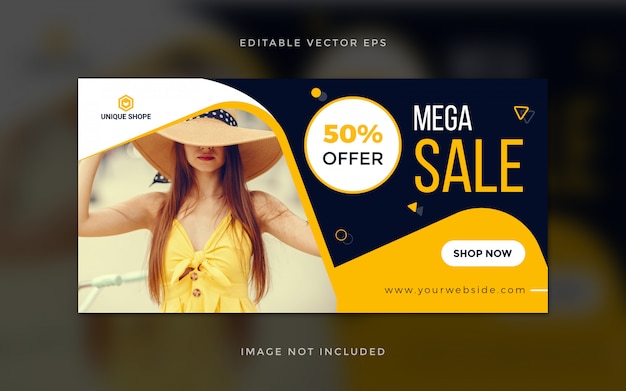 Social media sale banner