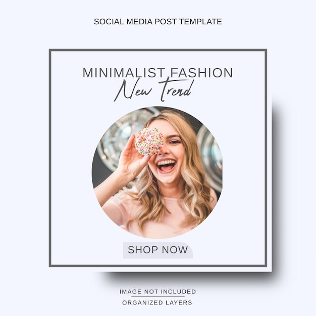 Social Media Simple Design for Fashion Collection