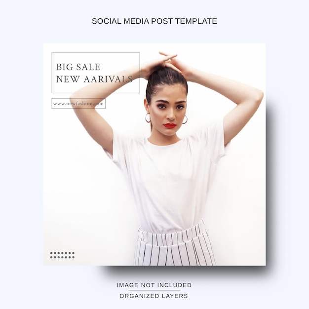 Social Media Simple Design for Fashion Collection