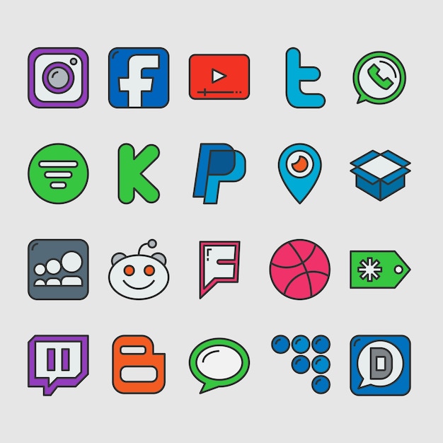 Social media symbol