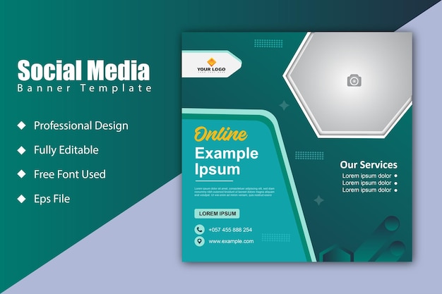 social media template