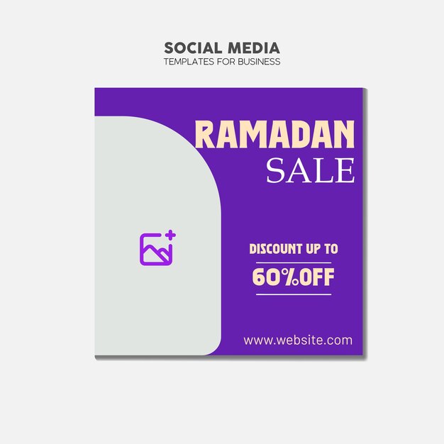 Vector social post design