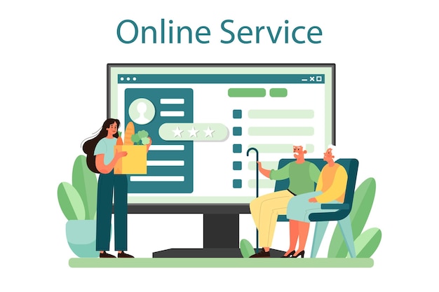 Social volunteer online service or platform