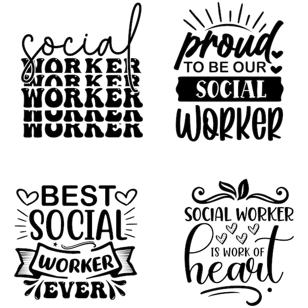 Social Worker SVG Bundle