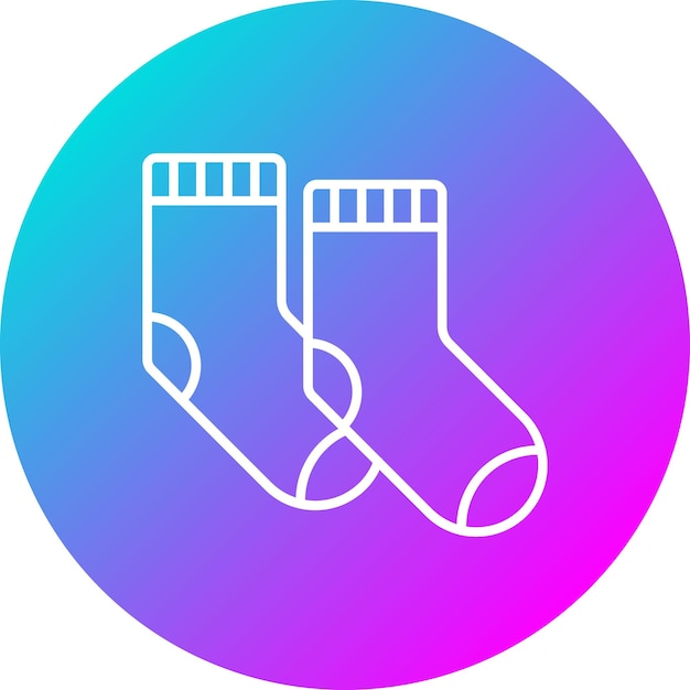 Socks vector icon Can be used for Sewing iconset