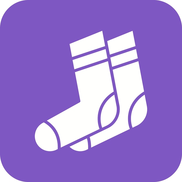 Socks vector icon Can be used for Winter iconset