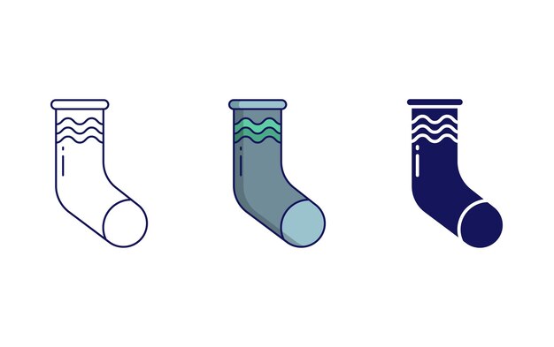 Socks vector icon