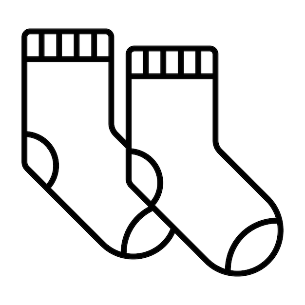 Socks Vector Illustration Style