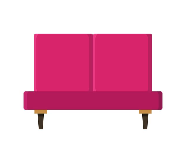 Sofa on background