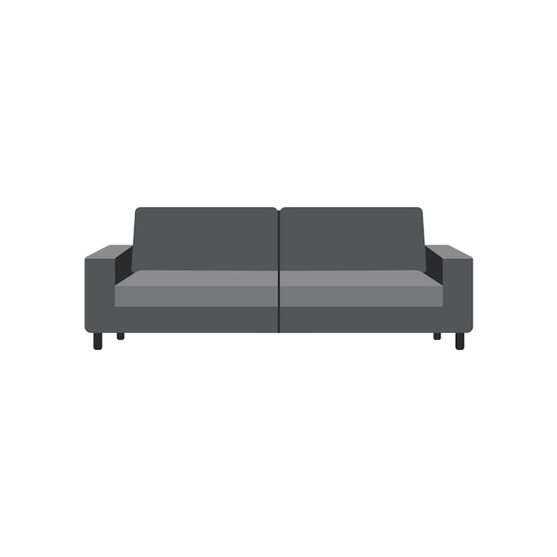 Sofa clipart design template vector