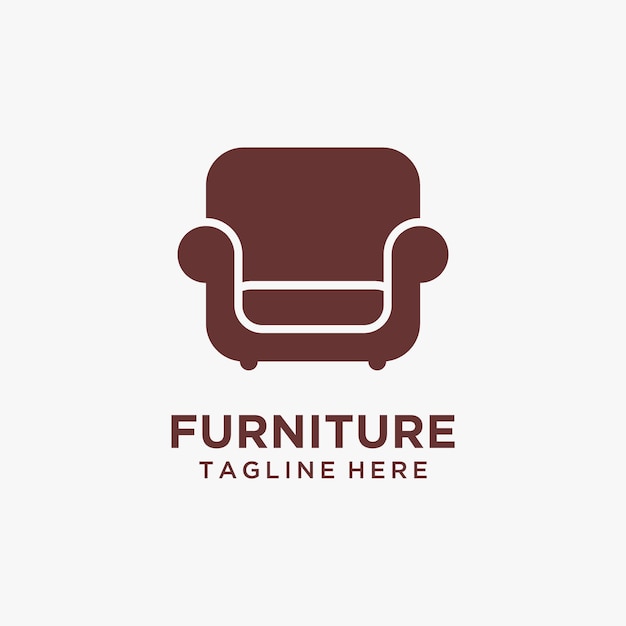 Sofa furniture logo design