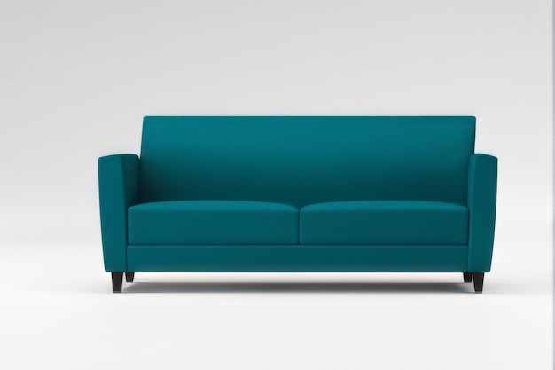 Vector sofa isolated on white background 3d render