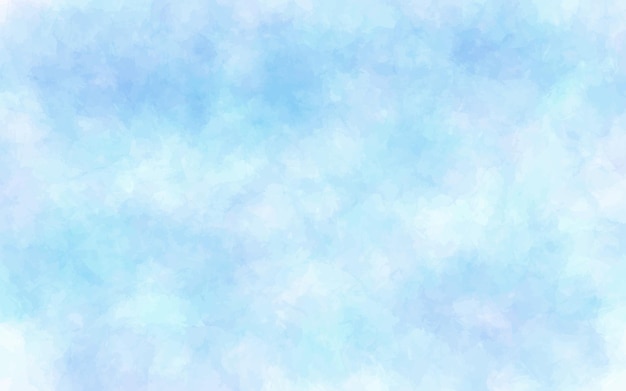 Soft blue watercolor abstract texture background