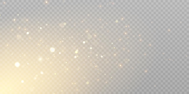 Soft bokeh and lights on a transparent backgroundVector 10 eps