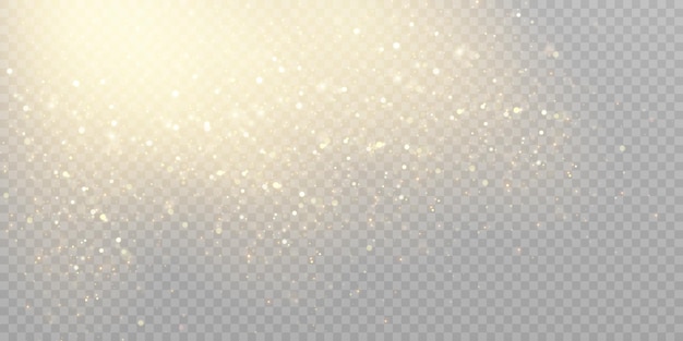 Soft bokeh and lights on a transparent backgroundVector 10 eps