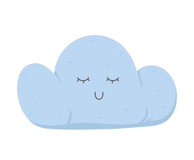 Soft cloud decorative pillow