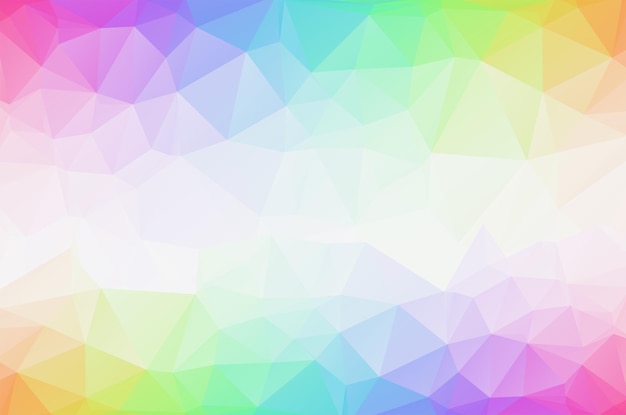 Soft colorful polygonal crystal background Low poly design pattern