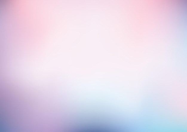 Vector a soft dreamy gradient background with pastel colors blending from blue to pink