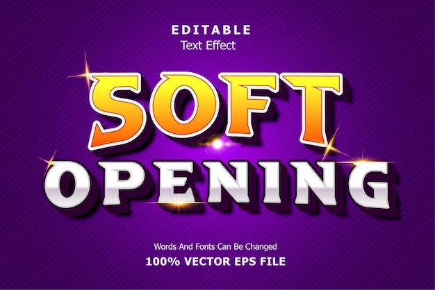 Soft Opening Text Effect