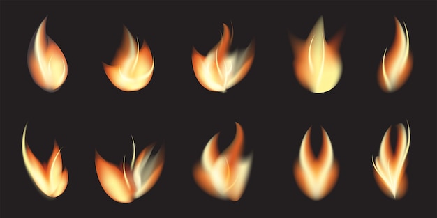 Soft textured bonfire sparks vector illustration used in camp theme designs sales and spicy food