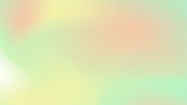 Soft Vector Gradient Background In Green and Yellow Pastel Colors