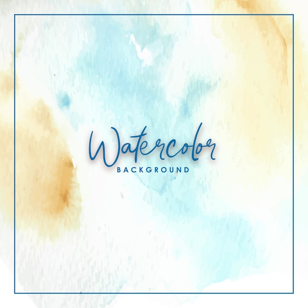 Soft watercolor splash background