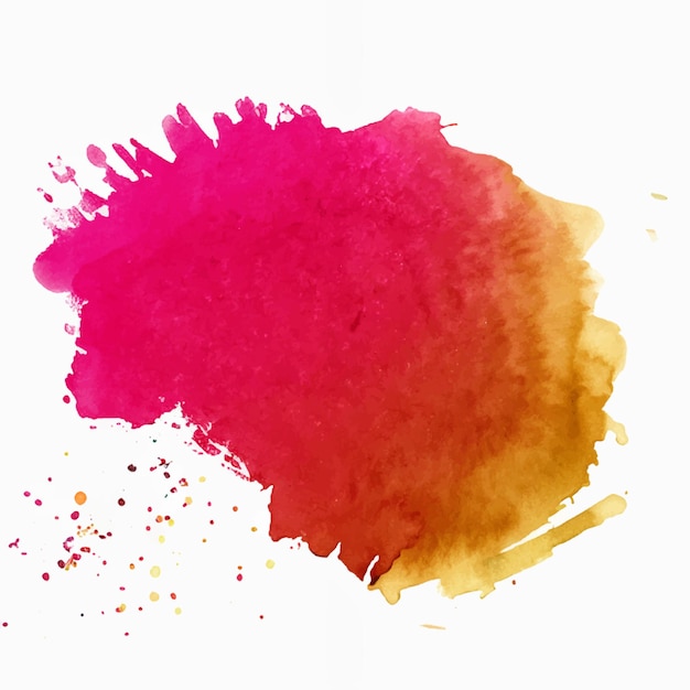 Soft watercolor splash stain background