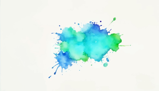 Soft watercolor splash stain background