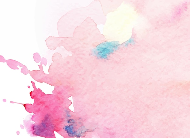 Soft watercolor splash stain background