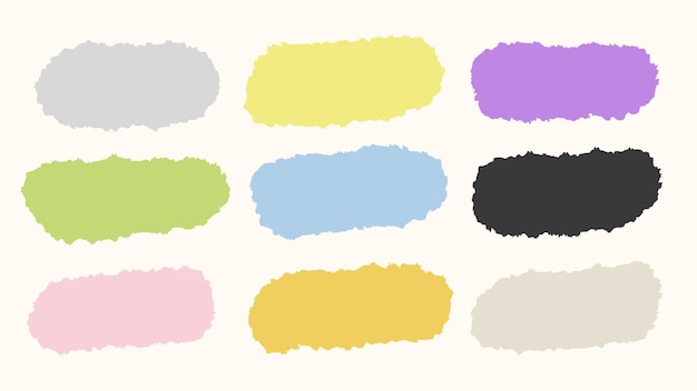 Soft watercolors brushes strokes background