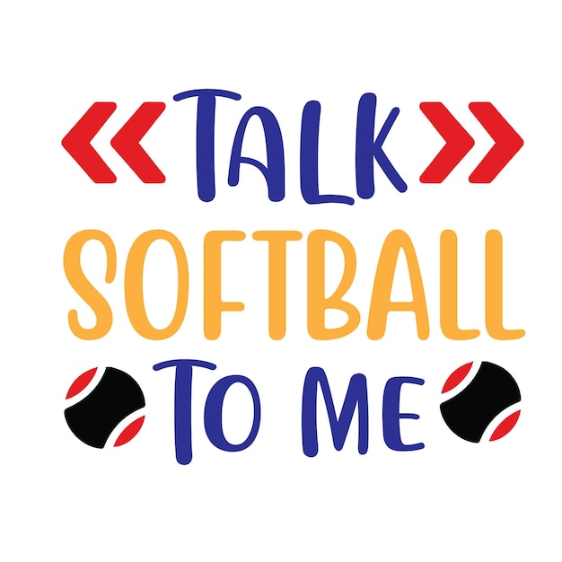 Softball SVG t shirt Design