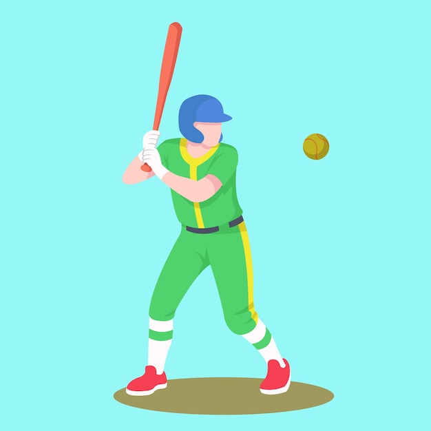 softball vector art design