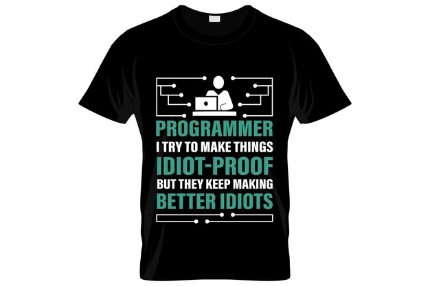 Software Developer t-shirt design or SD poster design or Software Developer shirt design, quotes say