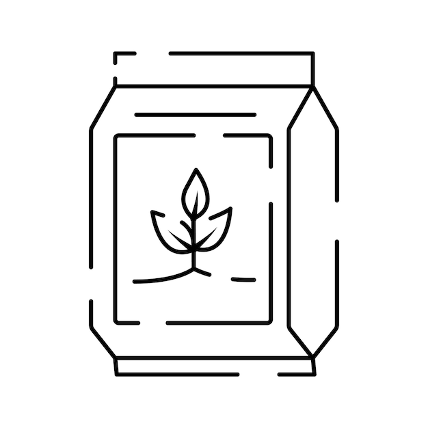 Soil line icon Simple Plants Related Vector Line Icon Contains such Icons as Leaf on Hand and Growing Conditions Seeds and irrigation Spring