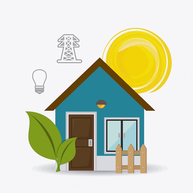 Vector solar energy design.