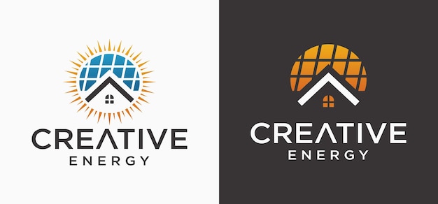 Solar Energy Logo Design Solar Energy Modern Technology Logot