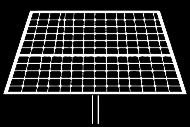 Solar energy panels conceptual