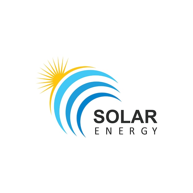 Solar panel vector icon concept design